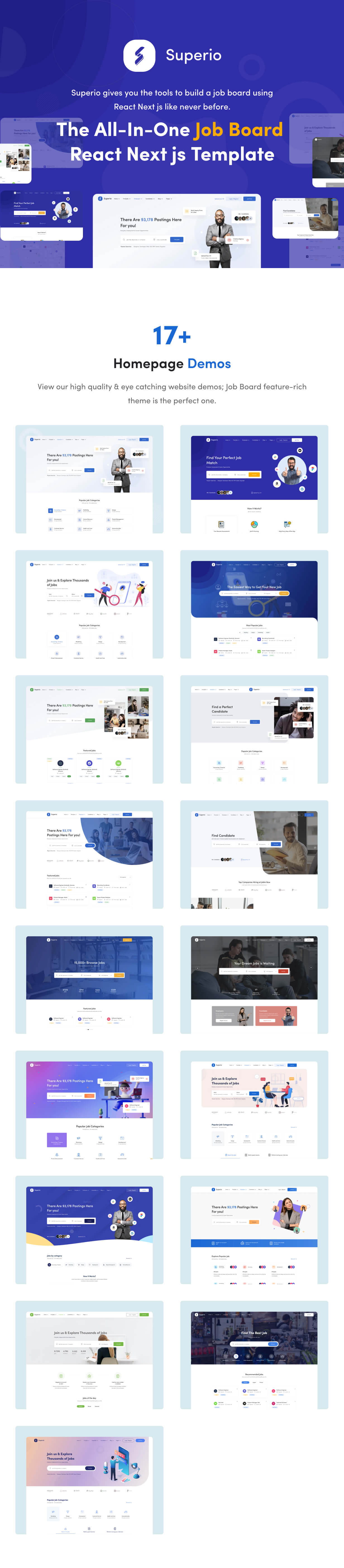 superio job board nextjs template